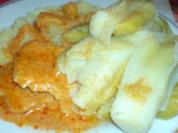 Porreegemüse zu Paprikaschnitzelchen - Rezept