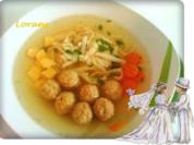 Hochzeitsuppe mit Hackklößchen - Rezept