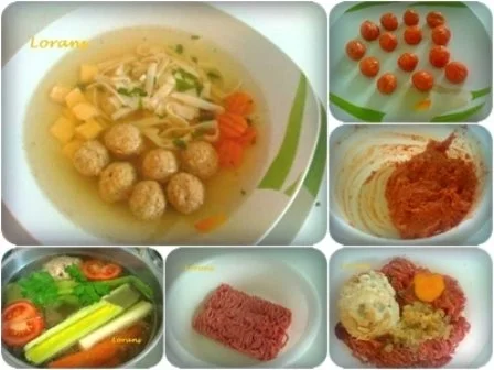 Rezept: Hochzeitsuppe mit Hackklößchen Bild Nr. 3 Hochzeitsuppe mit Hackklößchen - Rezept - Bild Nr. 3