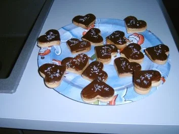 Rezept: Mascarpone - Herzen Mascarpone - Herzen - Rezept