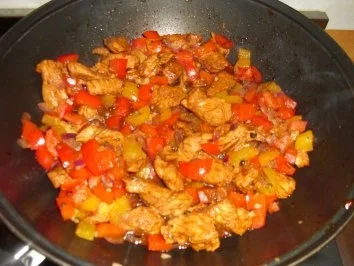 Paprikarahm-Geschnetzeltes - Rezept - Bild Nr. 3