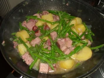 Kasseler-Eintopf mit Birnen und Bohnen - Rezept - Bild Nr. 3