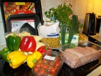 Nudelauflauf mit knusprigem Hähnchenfleisch - Rezept - Bild Nr. 2