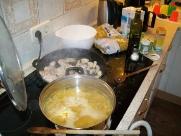 Nudelauflauf mit knusprigem Hähnchenfleisch - Rezept - Bild Nr. 5