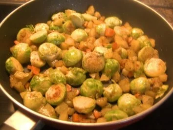 Rezept: Rosenkohlpfanne Bild Nr. 3 Rosenkohlpfanne - Rezept - Bild Nr. 3