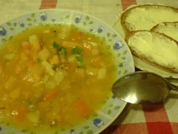 Rezept: Kohlrüben-Eintopf mit Kürbis Kohlrüben-Eintopf mit Kürbis - Rezept