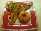 Zander in Senf-Honig Marinade mit Weißweinrisotto - Rezept
