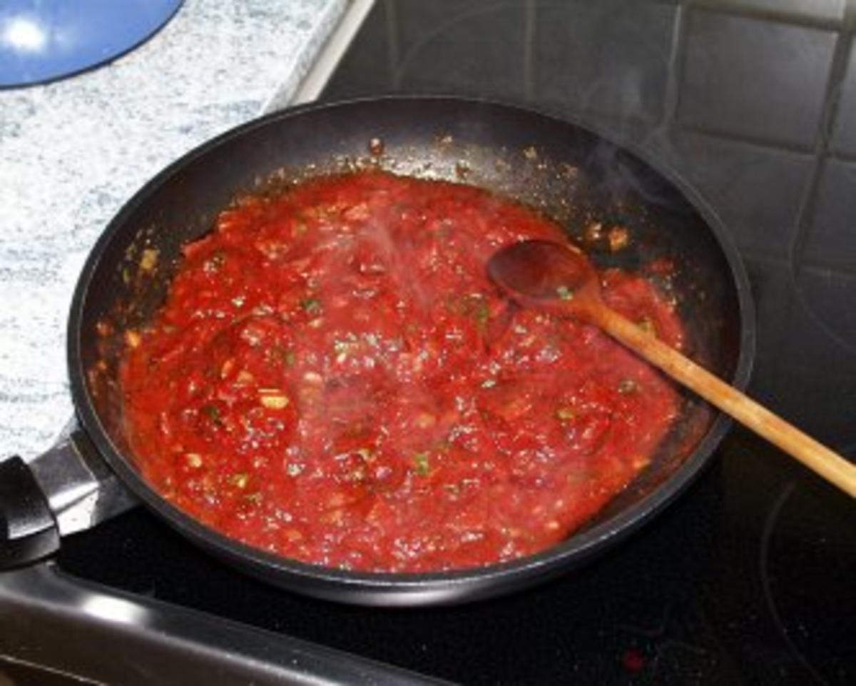 Tomaten - Basilikum - Soße für Pastagerichte - Rezept - Bild Nr. 5