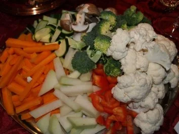 Mongolentopf =  Fleisch und Gemüse-Fondue - Rezept - Bild Nr. 5