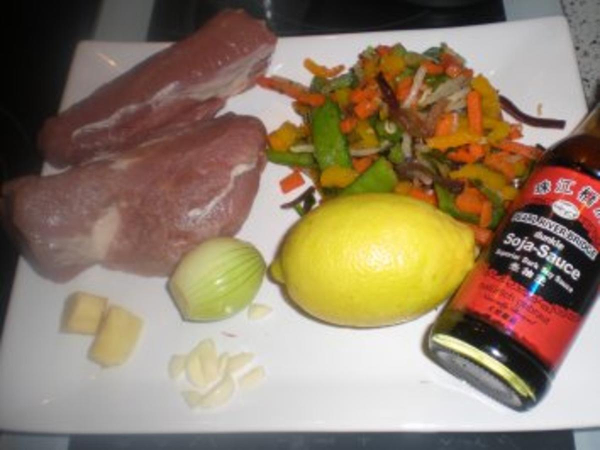 Schweinefilet asiatisch angehaucht - schnell &amp; einfach - 263 kcal/100g