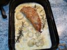Putenfilet in Sahnesoße - Rezept