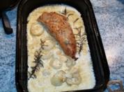 Putenfilet in Sahnesoße - Rezept