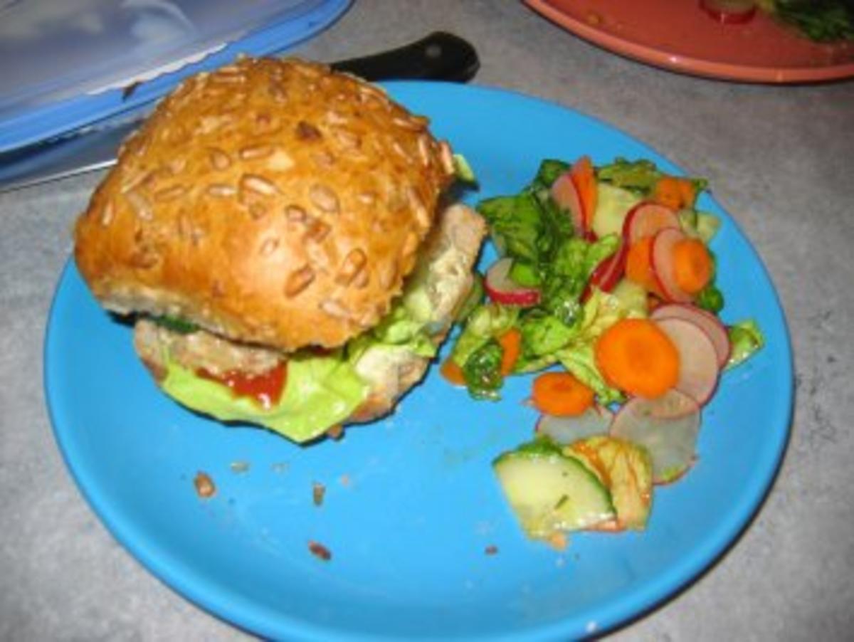 Chickenburger - Rezept