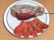 Wursten: Lammschinken mit Knochen - Rezept