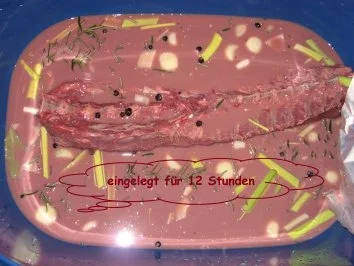 Rezept: Wild - Rehrücken a la Ronja Bild Nr. 3 Wild - Rehrücken a la Ronja - Rezept - Bild Nr. 3