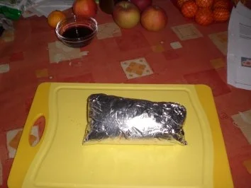 Rezept: Gefülltes Heilbuttfilet mit parnierten Bratkartoffeln und Paprika-Tomatengemüse Bild Nr. 5 Gefülltes Heilbuttfilet mit parnierten Bratkartoffeln und Paprika-Tomatengemüse - Rezept - Bild Nr. 5