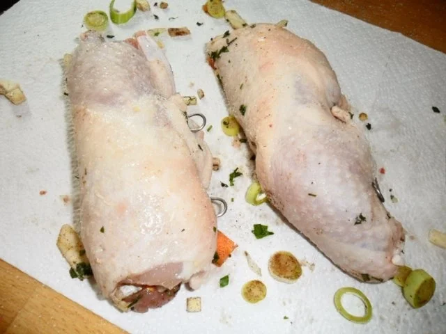 Gefüllte Hähnchenschenkel - Rezept - Bild Nr. 7