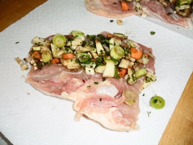 Gefüllte Hähnchenschenkel - Rezept - Bild Nr. 6