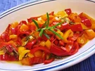 Kleine rote Paprika ... - Rezept