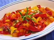 Kleine rote Paprika ... - Rezept