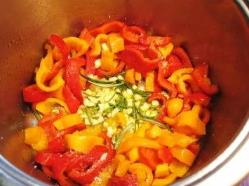 Kleine rote Paprika ... - Rezept - Bild Nr. 4