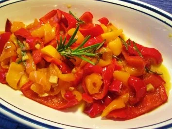 Kleine rote Paprika ... - Rezept - Bild Nr. 5