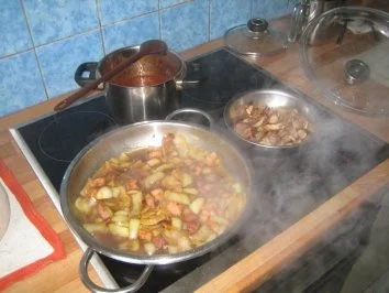 Fleisch – Manfred’s herzhafte Schaschlikpfanne - Rezept - Bild Nr. 4