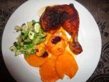 Süßkartoffel-Cranberry-Auflauf - Rezept - Bild Nr. 4