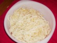 Spaghetti-Salat mit Kräuter-Sahne-Sauce - Rezept