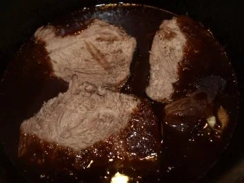 Rinderbraten in Rotweinsoße - Rezept - Bild Nr. 8