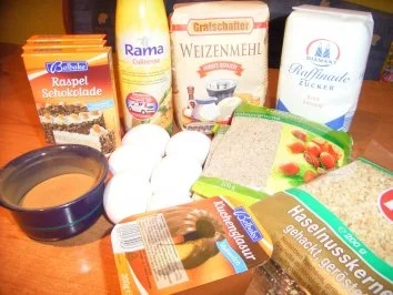 Weihnachtliche Schokoladen-Schnitten - Rezept