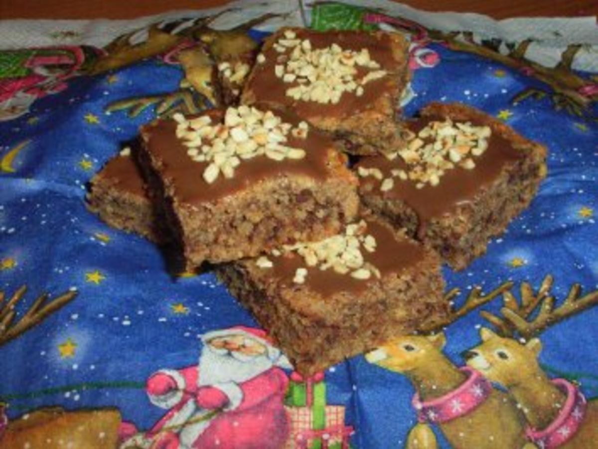 Weihnachtliche Schokoladen-Schnitten - Rezept - kochbar.de