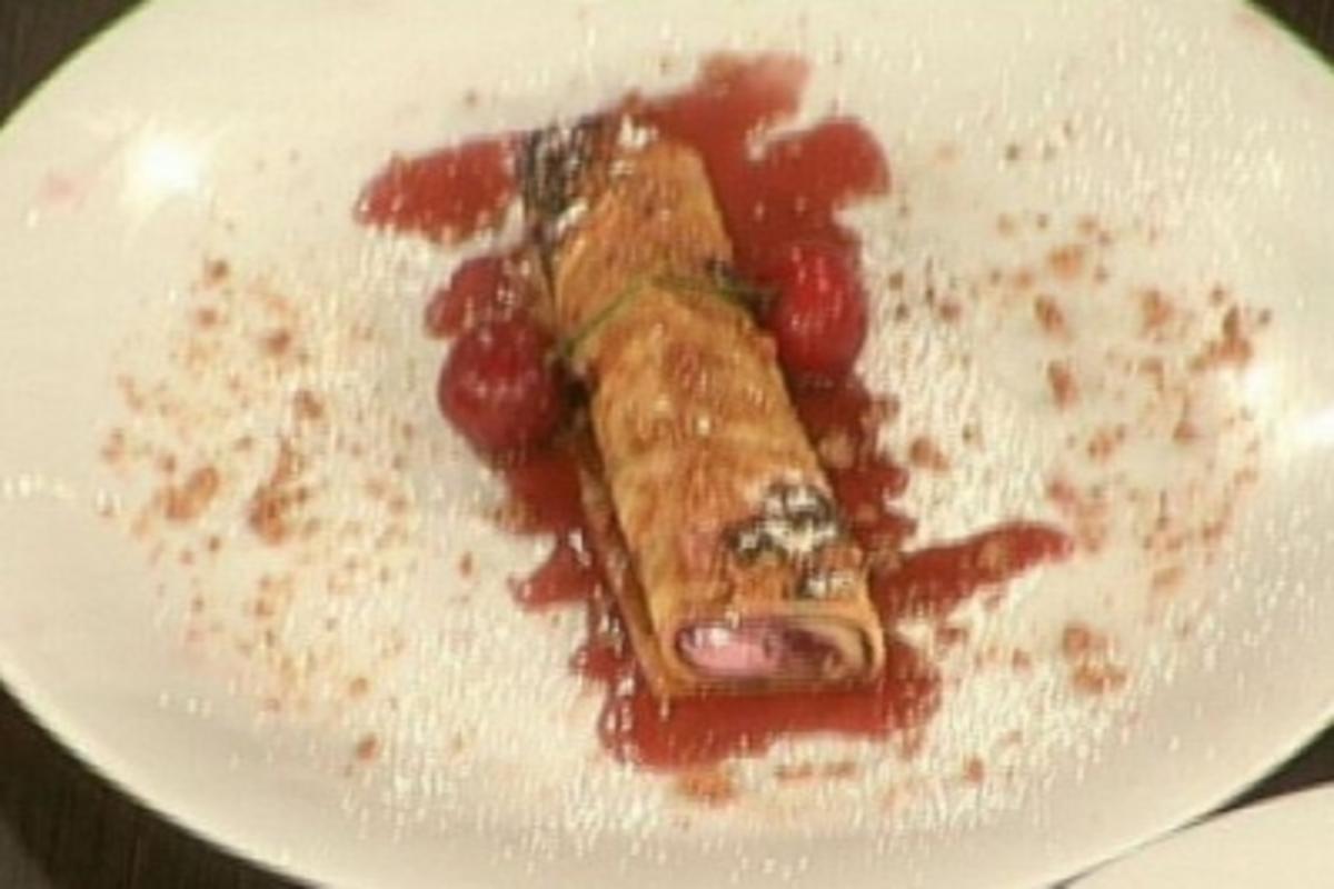 Cannelloni von Amarena Kirschen - Rezept