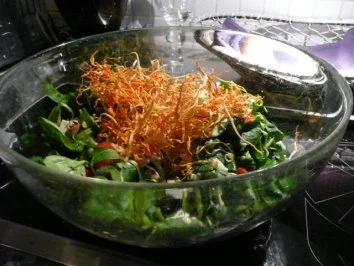 SALAT / FELDSALAT MIT WURZELGEMÜSE - Rezept - Bild Nr. 5