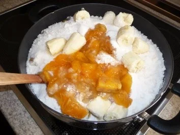 Marmelade : Kaki-Bananenmarmelde - Rezept - Bild Nr. 2