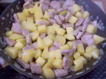 Kochen: Kartoffel-Fleisch-Pfanne - Rezept