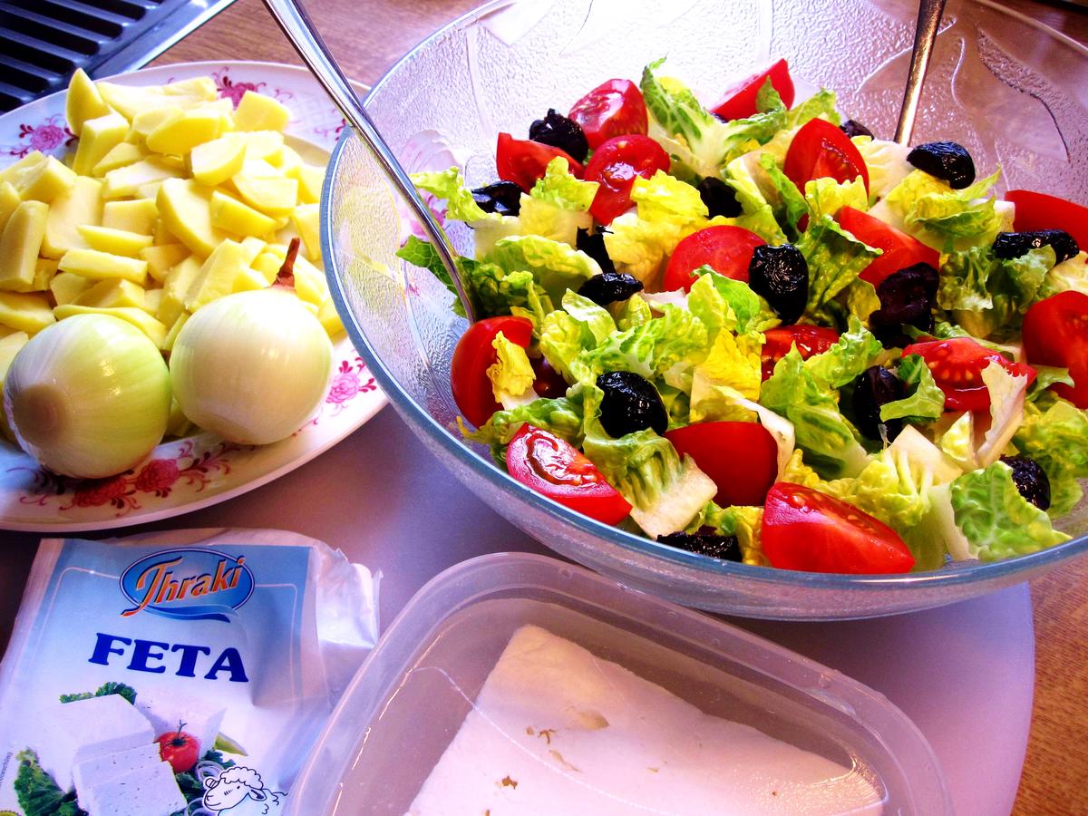 Bunter Salat mit griechischem Feta - Rezept - Bild Nr. 7
