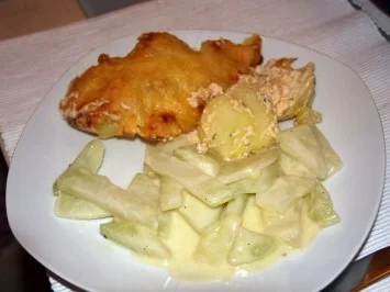 Kohlräbchen mit Kartoffelcremegratin - Rezept - Bild Nr. 4