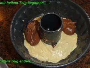 Rezept: KuchenZwerg: MARMOR-GUGELHUPF Bild Nr. 3 KuchenZwerg: MARMOR-GUGELHUPF - Rezept - Bild Nr. 3