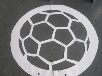 Tipp :  Torten / Kuchen Schablone leicht selber machen - Rezept - Bild Nr. 3