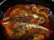 Orientalisch gefülltes Hühnchen - Rezept