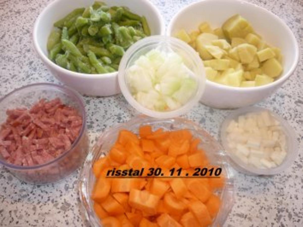 Gemüsesuppe mit Wurst - Rezept - Bild Nr. 2
