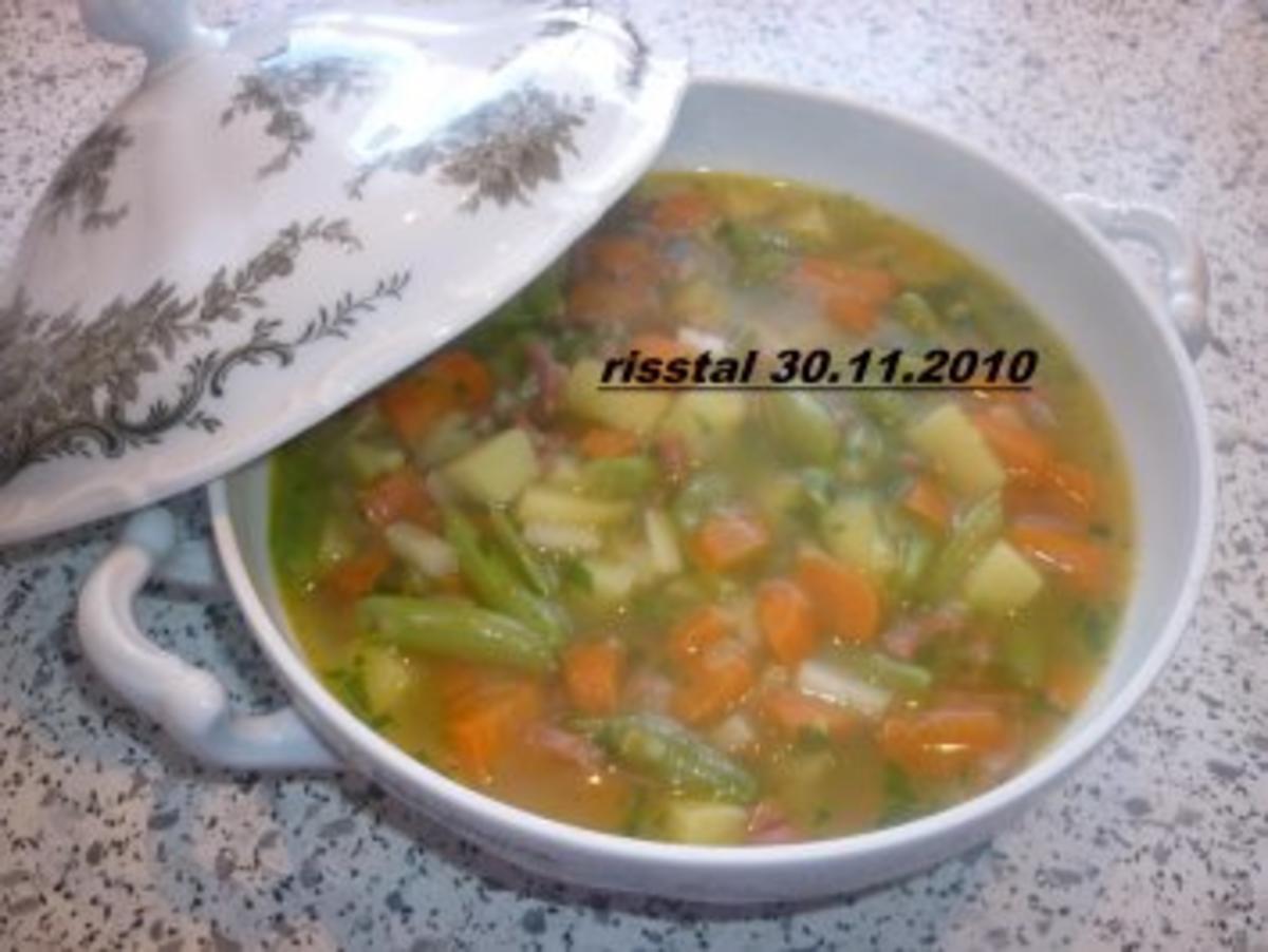 Gemüsesuppe mit Wurst - Rezept