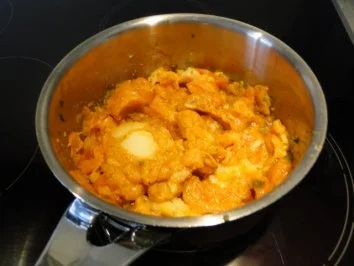 Rezept: Möhrensuppe/Creme mit Rinderbeinscheibe Bild Nr. 7 Möhrensuppe/Creme mit Rinderbeinscheibe - Rezept - Bild Nr. 7