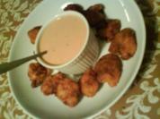 Knusprig frittierte Scampis mit Cocktailsauce - Rezept