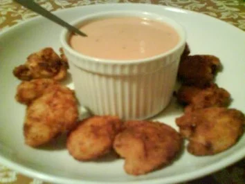 Knusprig frittierte Scampis mit Cocktailsauce - Rezept - Bild Nr. 2