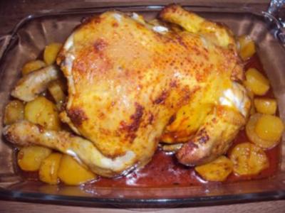 Huhn gefüllt - Rezept