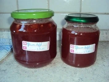 Apfel-Pflaumen Konfitüre - Rezept