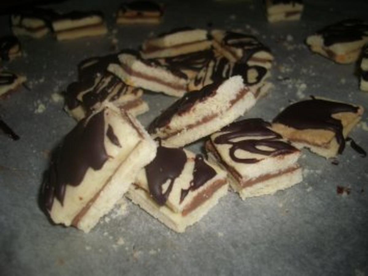 Nougat Schicht Plätzchen - einfach - 462 kcal/100g