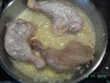 Hühnerkeulen mit Granatapfelkernen - Rezept - Bild Nr. 6